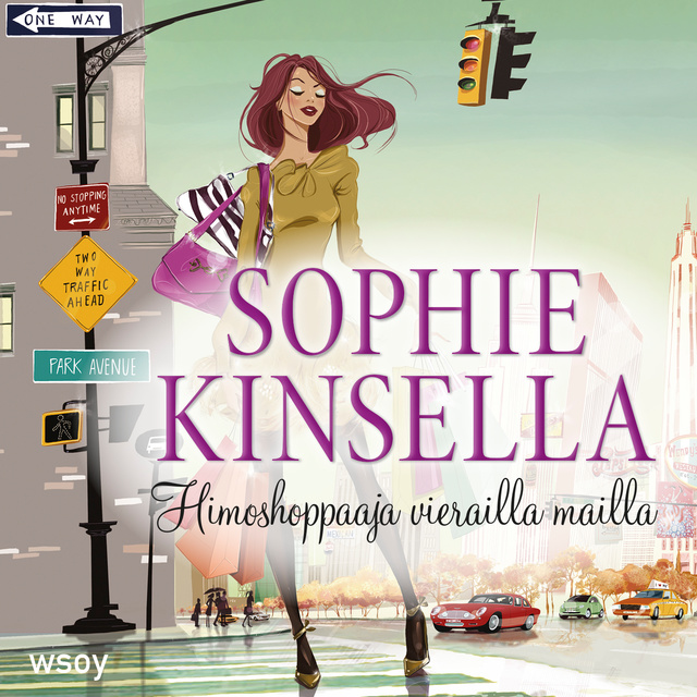 Himoshoppaaja vierailla mailla kansikuva kirjailijalta Sophie Kinsella.
